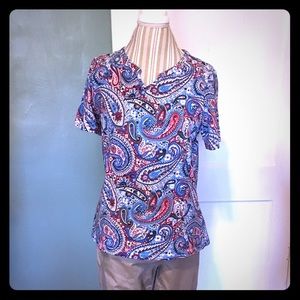 Christopher & Banks Red White & Blue Tee